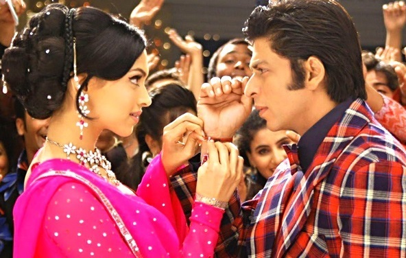 Shahrukh Khan and Deepika Padukone in an Om Shati Om Still Om Shanti Om
